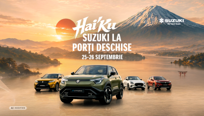 Suzuki by ATP Motors vă așteaptă la Porți Deschise Hai'ku Suzuki, pe 25-26 septembrie