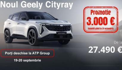 Porți Deschise la Showroom-ul Geely Baia Mare | 19–20 septembrie