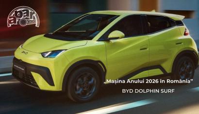 BYD DOLPHIN SURF câștigă titlul de MAȘINA ANULUI 2026 în România